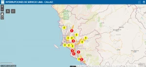 Sedapal elabora aplicación de ArcGIS para comunicar cortes de agua