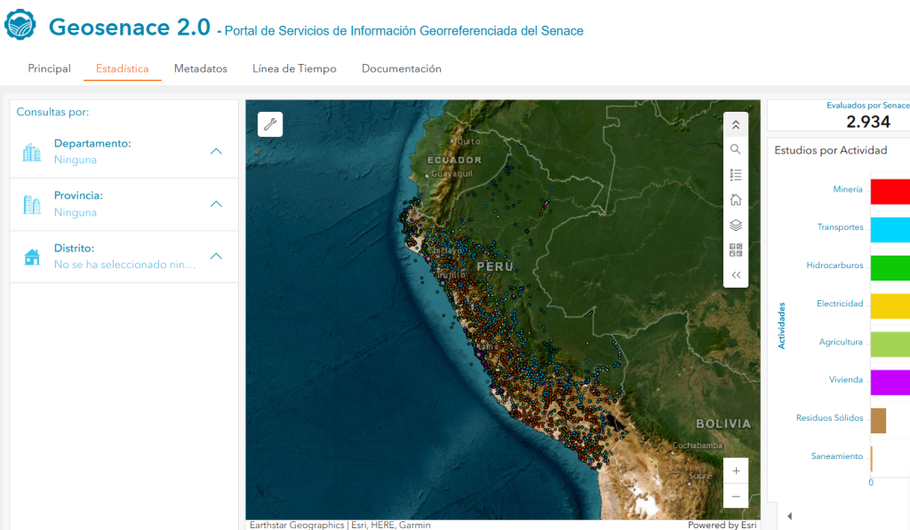 Geosenace 2.0 – Portal de Servicios de Información Georreferenciada del Senace